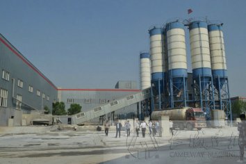 混凝土拌合站hzs180建设方案
