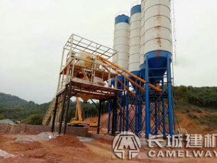 长城工程师详解：商混搅拌站设备型号及每小时产量