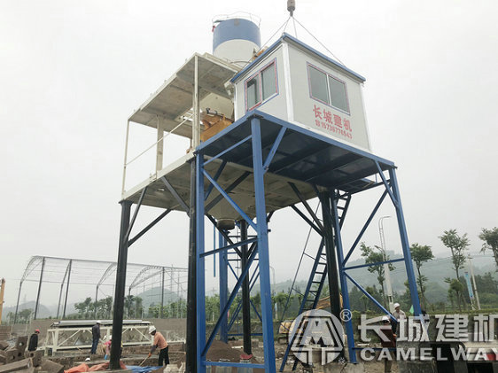 HZS90混凝土搅拌站生产线