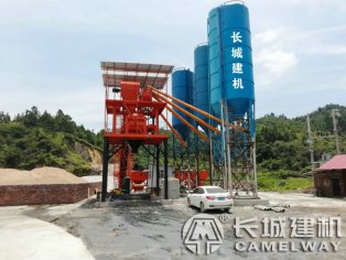 商混搅拌站设备型号、生产量与配置
